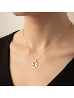 Tabitela 14 Ayar Altın Kolye Ucu M&c GM9855 0.5 gr