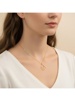 TabiTela 8 ayar altın kolye ucu A&V GM10181 0.5 gr