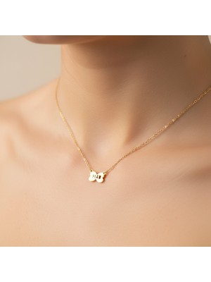 TabiTela 8 ayar altın kolye ucu M&B GM9847 1 gr