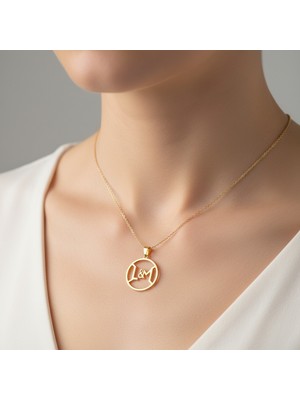 Tabitela 14 Ayar Altın Kolye Ucu L&m GM9816 0.5 gr