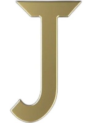 TabiTela 8 ayar altın kolye ucu Harf J   GM9722 0.5 gr