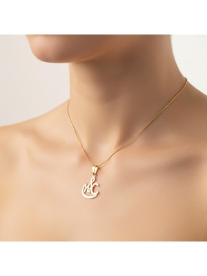 Tabitela 14 Ayar Altın Kolye Ucu M&c GM9863 1 gr