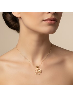 Tabitela 8 Ayar Altın Kolye Ucu M&b GM9834 1 gr