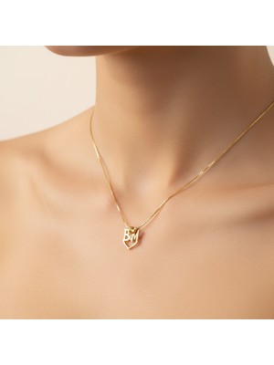 Tabitela 14 Ayar Altın Kolye Ucu M&b GM9851 0.5 gr