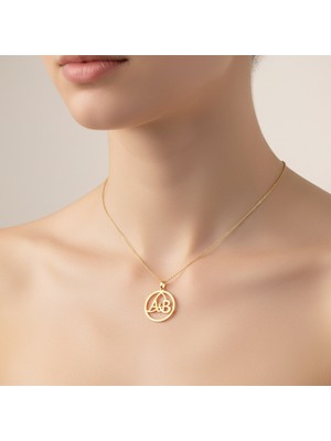 Tabitela 8 Ayar Altın Kolye Ucu A&b GM9941 0.5 gr