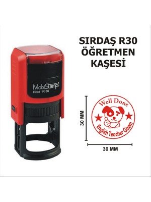 Kaşeciniz Öğretmen Kaşesi -Sırdaş R30 -Model2