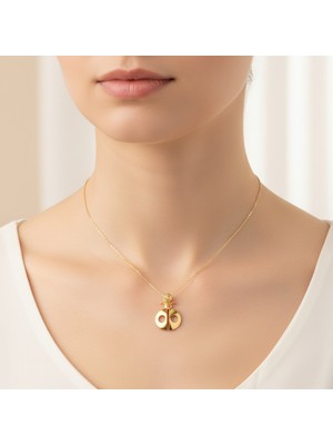 TabiTela 8 ayar altın kolye ucu Uğur Böceği GM9314 0.5 gr