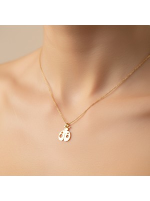 Tabitela 14 Ayar Altın Kolye Ucu Uğur Böceği GM9312 0.5 gr