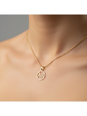 Tabitela 14 Ayar Altın Kolye Ucu A&n GM10095 0.5 gr