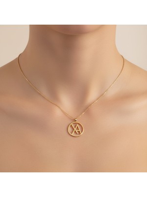 TabiTela 8 ayar altın kolye ucu A&X GM10200 0.5 gr