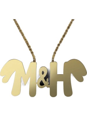 Tabitela 8 Ayar Altın Kolye Ucu M&h GM9892 0.5 gr