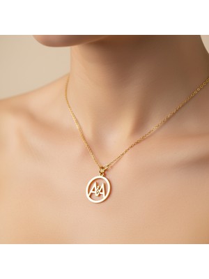 TabiTela 8 ayar altın kolye ucu A&A GM9923 0.5 gr