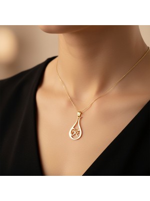 TabiTela 8 ayar altın kolye ucu B&E GM10271 0.5 gr