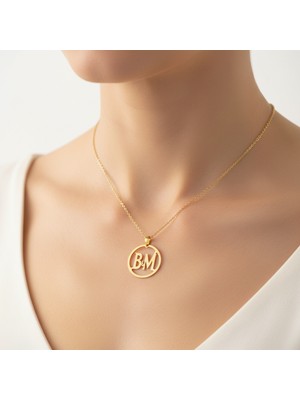 TabiTela 14 ayar altın kolye ucu M&B GM9843 0.5 gr