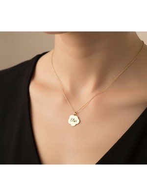 TabiTela 8 ayar altın kolye ucu Elisa GM9534 0.5 gr