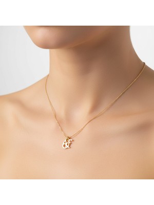 TabiTela 8 ayar altın kolye ucu A&F GM10008 1 gr