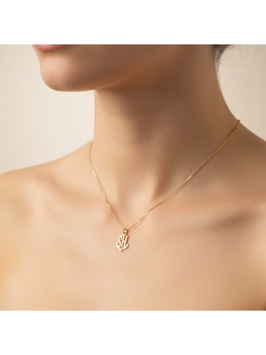 TabiTela 8 ayar altın kolye ucu SH GM9622 0.5 gr