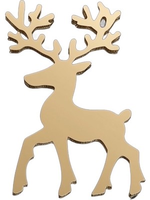 TabiTela 8 ayar altın kolye ucu Ren Geyiği GM9331 0.5 gr