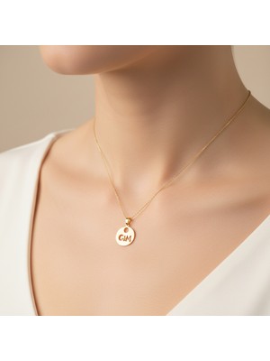 Tabitela 14 Ayar Altın Kolye Ucu M&g GM9867 1 gr