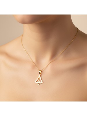 TabiTela 8 ayar altın kolye ucu zil GM9227 1 gr