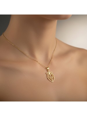 Tabitela 14 Ayar Altın Kolye Ucu Uğur Böceği GM9315 1 gr