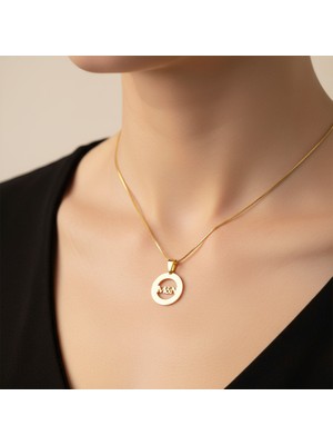 Tabitela 14 Ayar Altın Kolye Ucu M&n GM9907 1 gr