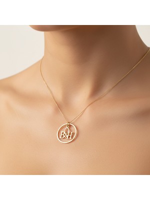 TabiTela 8 ayar altın kolye ucu B&H GM10303 1 gr