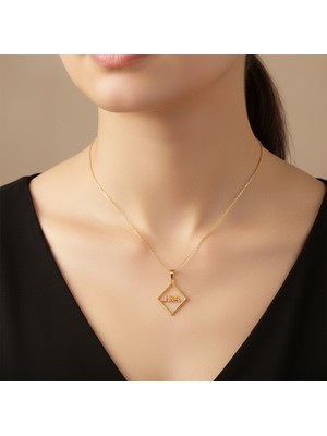 TabiTela 8 ayar altın kolye ucu A&H GM10043 0.5 gr