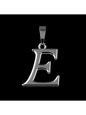 TabiTela 925 Ayar gümüş kolye Harf E   SM9514