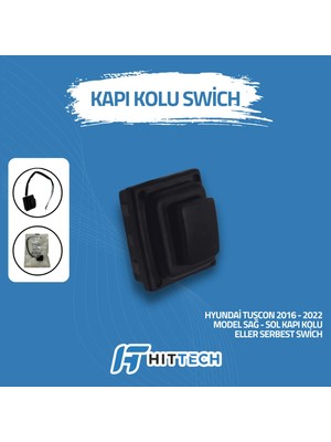 Hyundai Tucson Ön Dış Kapı Kolu Küçük Düğme Anahtarları 2016-2022 Eller Serbest Tuşu