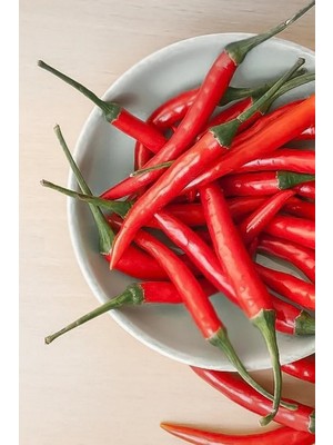 Kırmızı Acı Macar Biberi Tohumu / 20+ Adet Tohumu