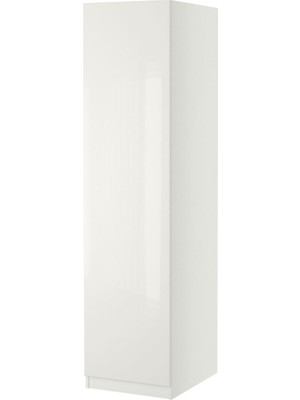 Pax Gardırop, Beyaz-Parlak Cila Beyaz, 50X37X201 cm