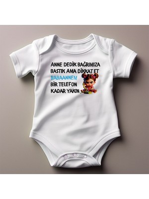 Anne  Dedik  Bağrımıza  Bastık  Yazılı  Baskılı  Zıbın