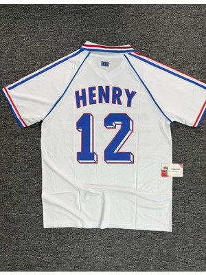 Henry 12 Fransa Yakalı 1998 Nostalji Oversize Beyaz Forması