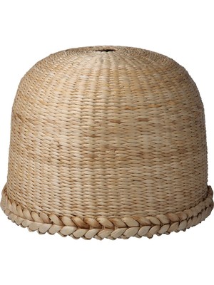 Sarkıt Lamba Abajur Başlığı, Muz Lifi, 43 cm