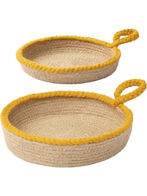 Sepet Seti, Sarı-Jüt, 26X6 cm / 19X4 cm