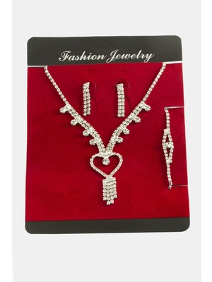 Kalp Suyolu Set Kolye