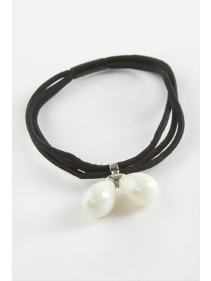 Damla Sallantılı Inci Lastikli Toka