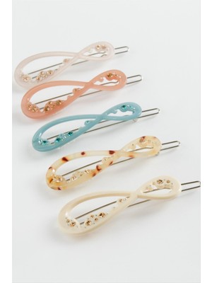 Sonsuzluk Taşlı Klipsli Toka