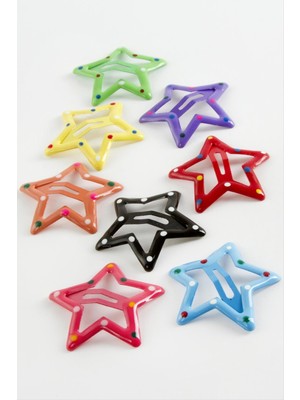 Benekli Yıldız Çıtçıtlı Toka 1 Adet