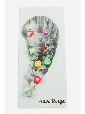 Meyve Silikon Saç Yüzüğü
