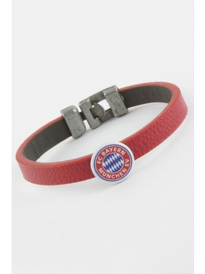 Kırmızı Renkli Suni Deri Bileklik