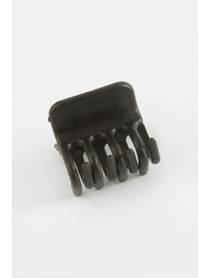 Düz Siyah Renkli Mandal Toka 4 cm