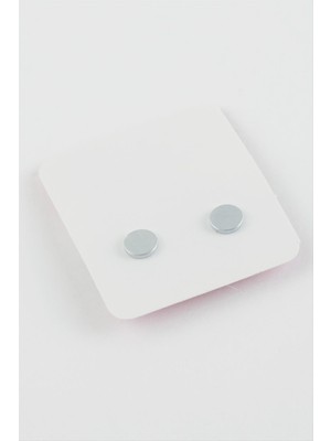 Tek Taş Mıknatıslı Cam Küpe ( 7 Mm)