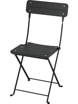 Katlanabilir Sandalye, Antrasit, Mindersiz