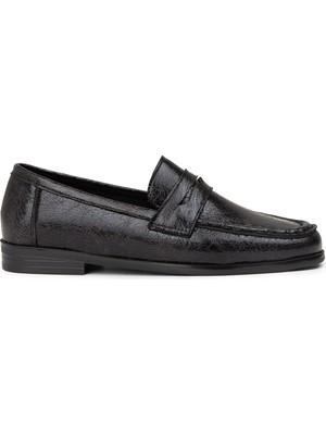 Deery Kadın Siyah Loafer Ayakkabı - K0010ZSYHC01