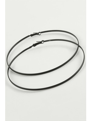 Noktalı Metal Halka Küpe 8-9-10 cm