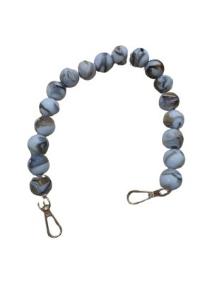 Çanta Askısı 40 cm Akrilik Yuvarlak Beyaz