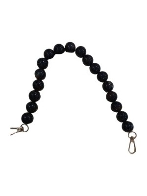 Çanta Askısı 40 cm Akrilik Yuvarlak Kahverengi