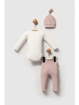 Moi Noi Şapkalı Badi Pantolon Takım MNB5345 Mürdüm